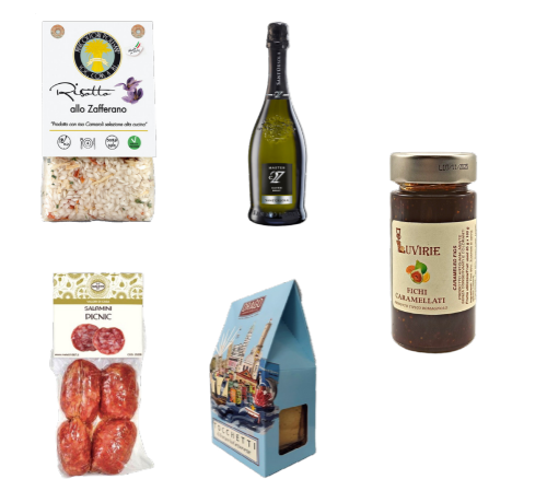 Composizone-cesta-natale Cofanetto regalo