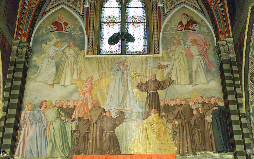 Restauro della Vetrata della Basilica