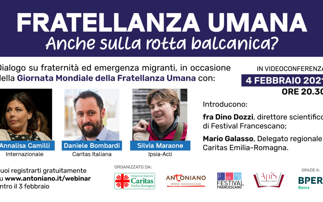 Fratellanza umana: anche sulla rotta balcanica?