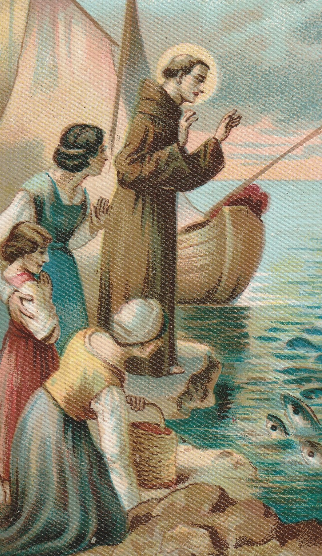 Sant'Antonio ed il miracolo della predica ai pesci Sant'Antonio ed il miracolo della predica ai pesci